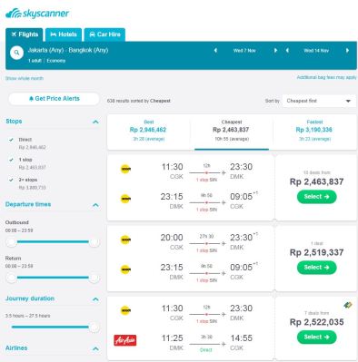 Pilihan Maskapai Naik Pesawat Wisata ke Bangkok - Wira Asmo